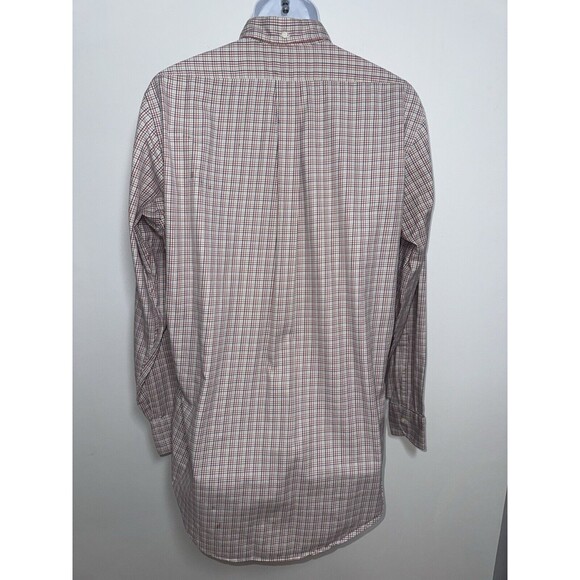 Sid Mashburn Button Down Shirt Tan Cotton Casual Preppy Lightweight Men Large - Picture 4 of 10